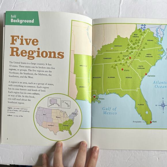 National Geographic Reading Expeditions Explore the Southeast Paperback Book - Picture 6 of 11